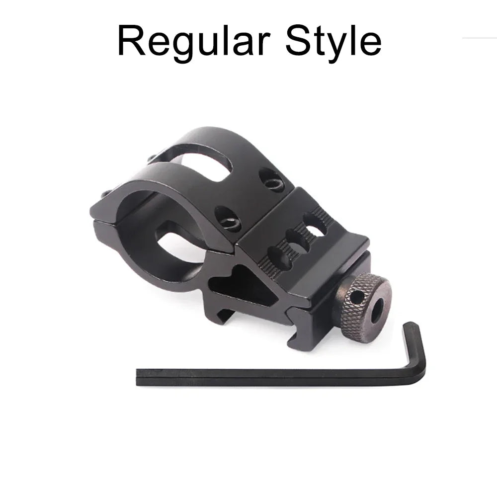 TacSight™ Quick Release Offset Flashlight Mount - 25.4mm Picatinny Rail