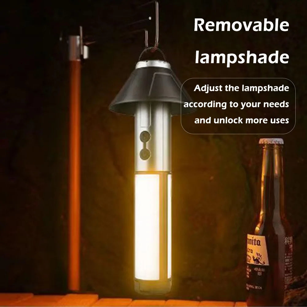 FieldLux™ Telescopic Camp Lantern - 8000mAh Power Bank & Tripod Light