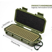 Thumbnail for BattleGear™ - 140-Round .22LR Ammo Vault - Impact-Resistant Storage Case