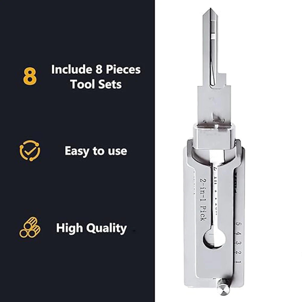 BattleGear SS001 Pro locksmith decoder tool stainless automotive service pick - view 6