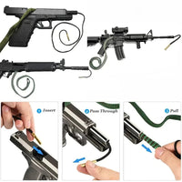 Thumbnail for BattleGear™ – Tactical Gun Bore Rope Brush Cleaner - Multi-Caliber Rifle Barrel Cleaning