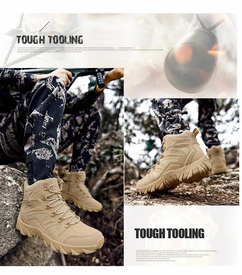 Ranger™ FieldReady Combat Boots – Tactical Hiking Shoes for Outdoor & Hunting