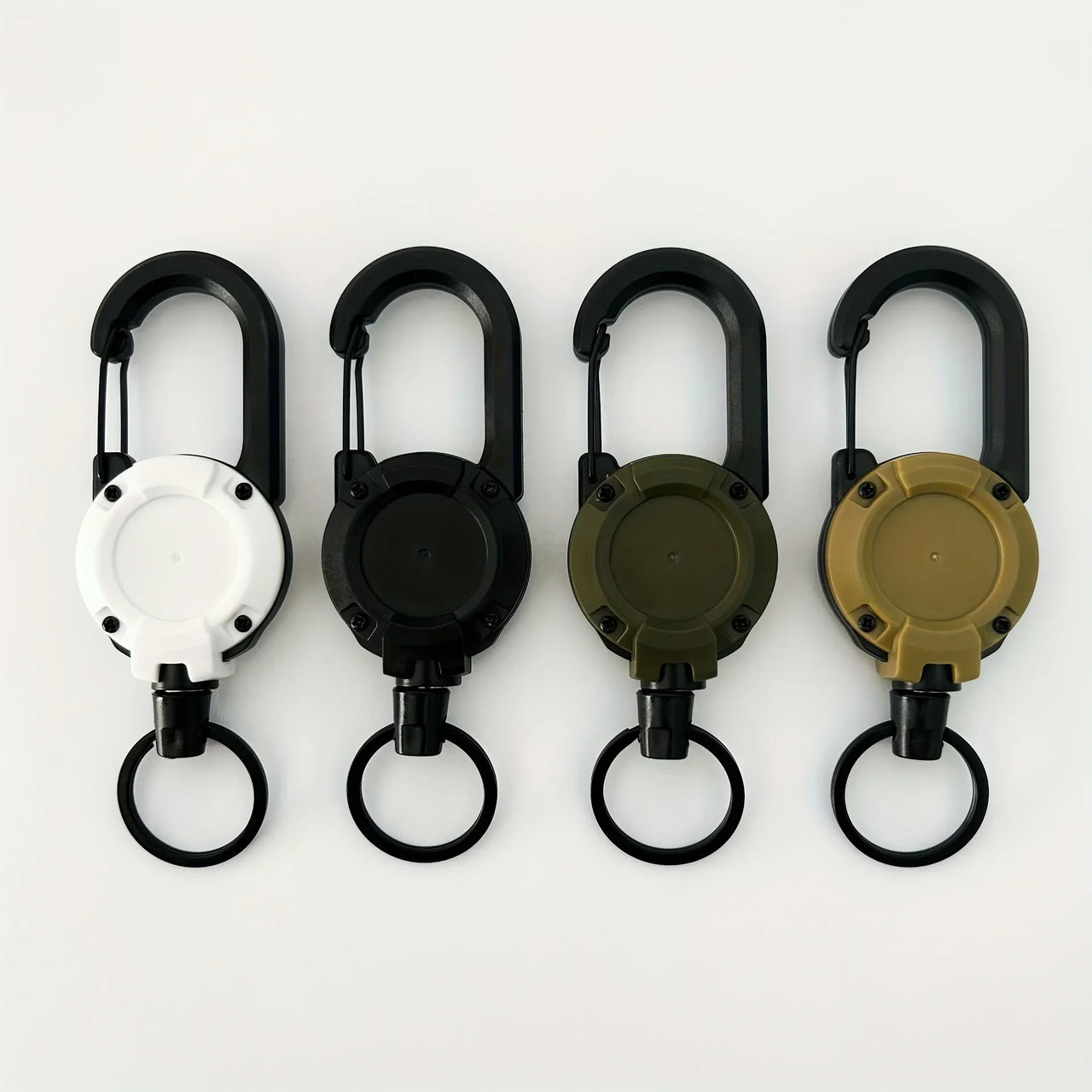 Ranger™ Retractable Carabiner Badge Reel — Heavy Duty Extendable Keychain Holder