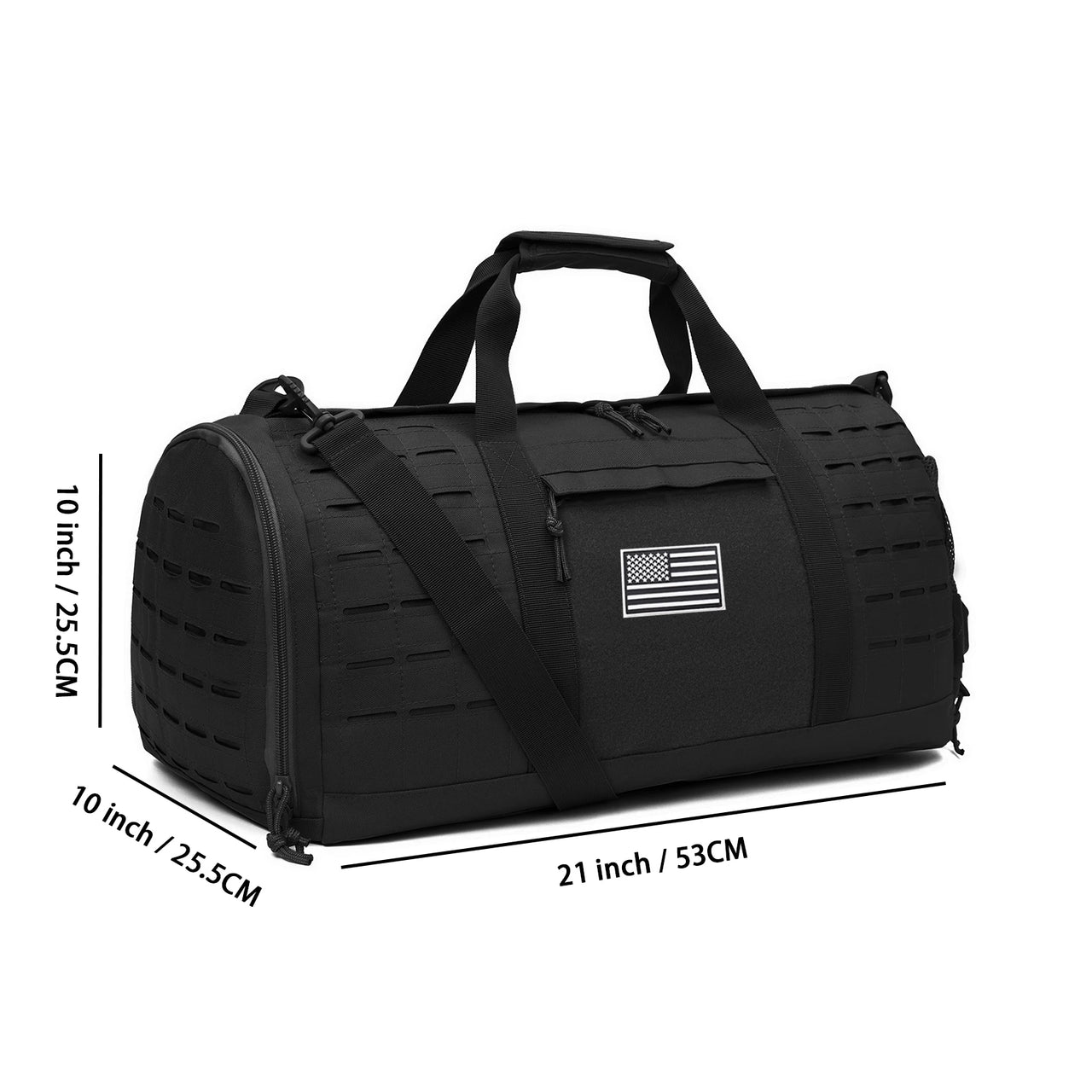 BattleGear™ - 40L Tactical Range Duffel - Multi-Compartment Gear Bag