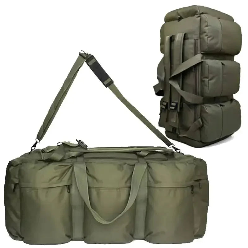 M.O.S. Gear™ - 100L Tactical Expedition Duffel Backpack - Carry-On Travel Bag