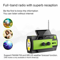 Thumbnail for FieldLux™ - Solar Hand Crank Emergency Radio - USB Charger & LED Light