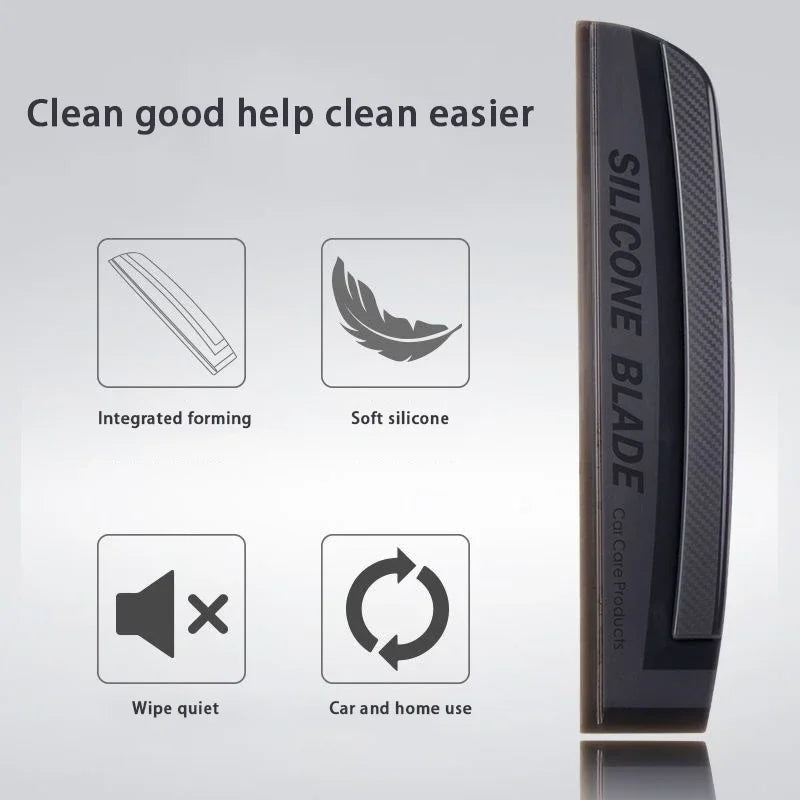 BattleGear™ Silicone Field Squeegee - Non-Scratch Vehicle Glass & Wrap Scraper