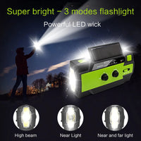 Thumbnail for FieldLux™ - Solar Hand Crank Emergency Radio - USB Charger & LED Light