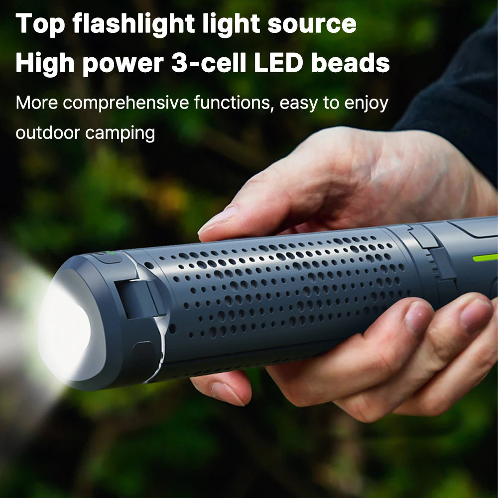 FieldLux™ Telescopic Camp Lantern - 8000mAh Power Bank & Tripod Light