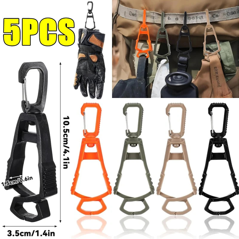 BattleGear™ – Glove Clip Holder – Anti-Drop Belt Clamp for Workers & Shooters