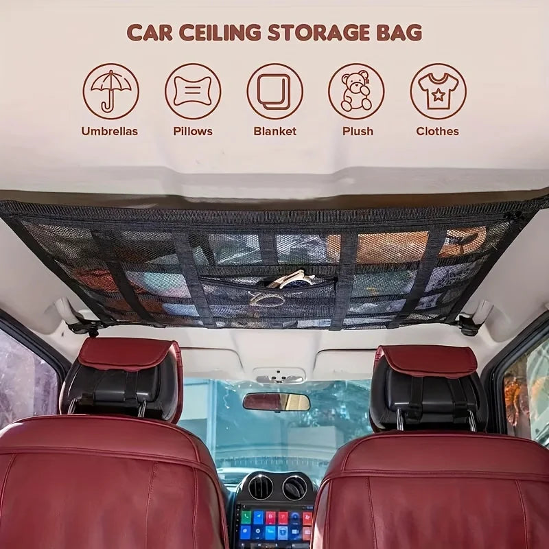 BattleGear™ Car Roof Cargo Net - Mesh Storage Organizer