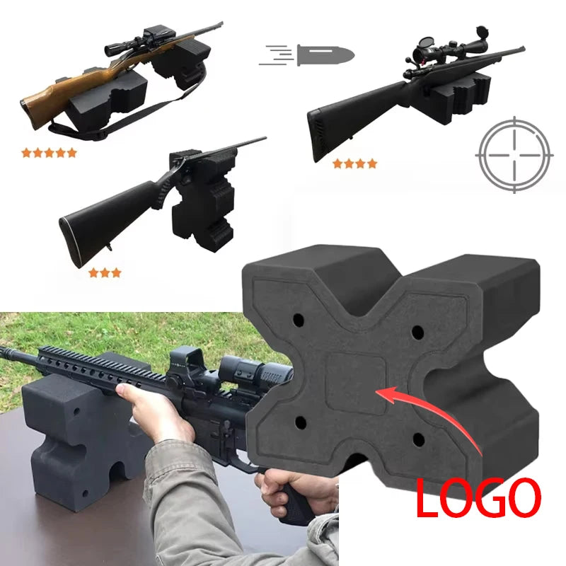 TacSight™ X-Block Tactical Bipod Shooting Rest - Lightweight Firearm Stabilizer