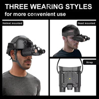 Thumbnail for IR-Pro™ StealthView 4K Helmet-Mounted Night Vision Goggles - 36MP Digital NVG