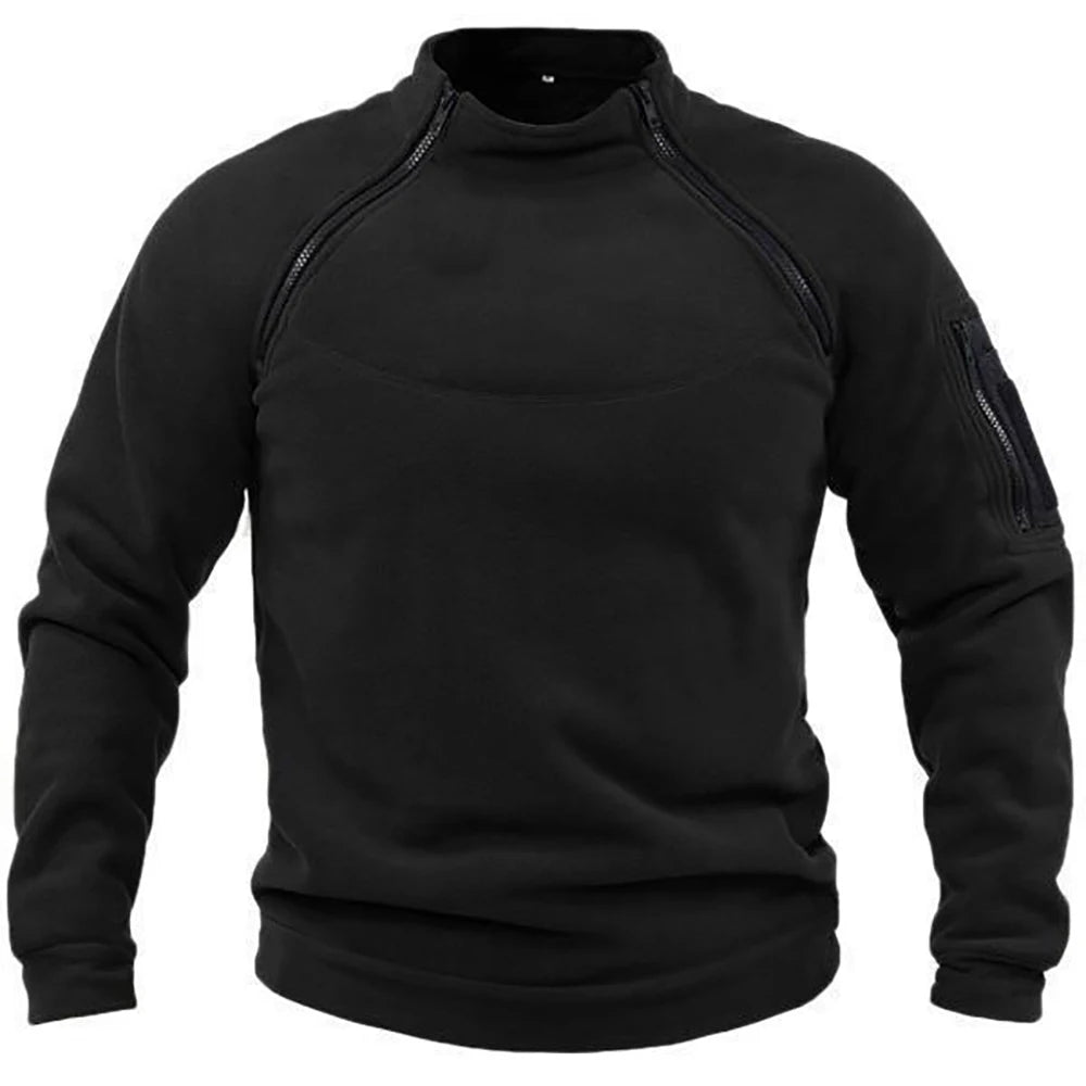 BattleGear™ Tactical Fleece Hoodie - Windproof Thermal Pullover for Field & Range