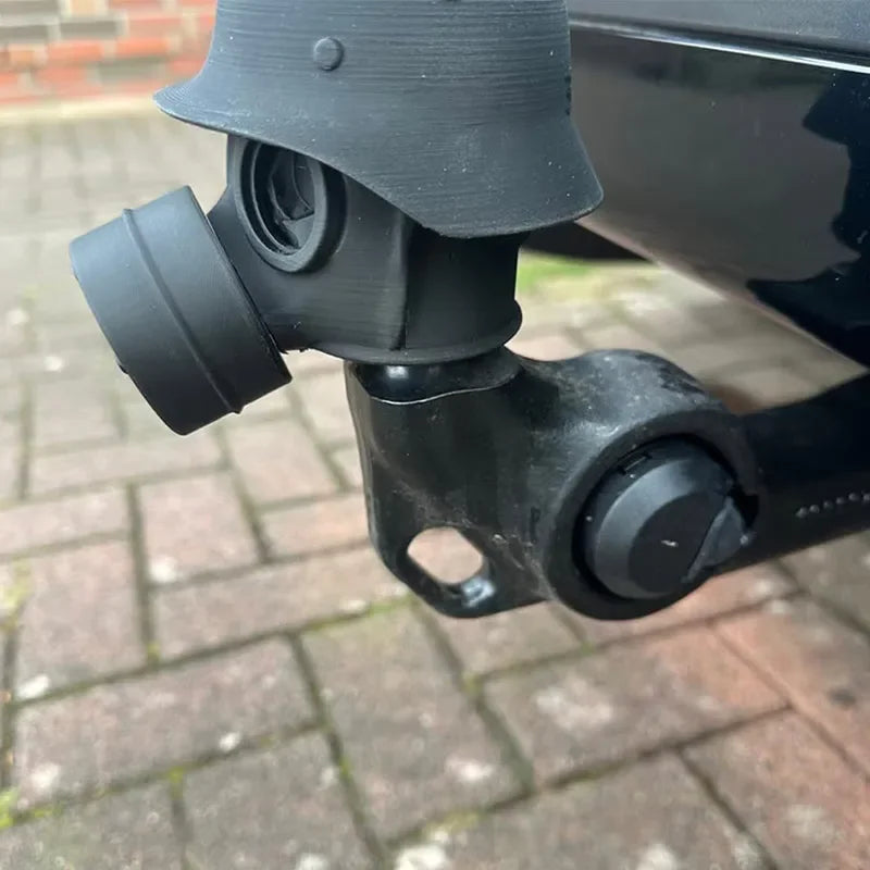 BattleGear™ - Trailer Hitch Cover - Military Helmet Style