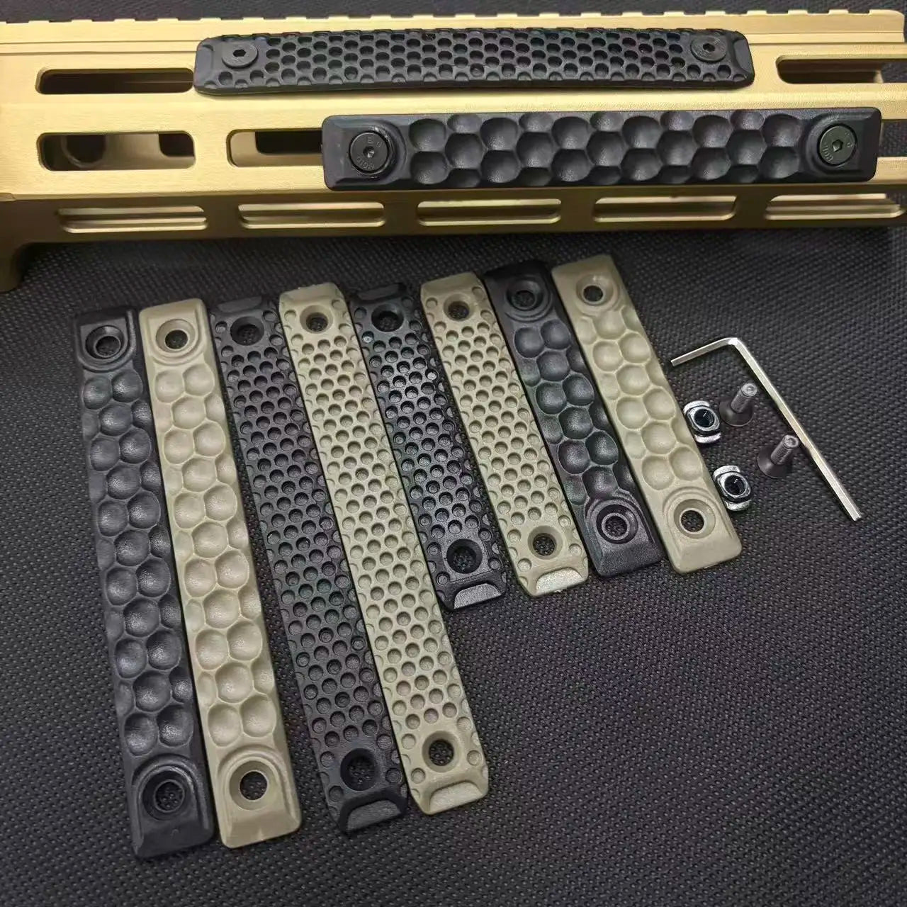 BattleGear™ M-LOK Rail Cover Panels - 2-Piece Tactical Handguard Set product image