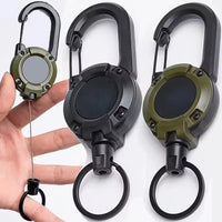 Thumbnail for Ranger™ Retractable Key Reel - Heavy Duty Carabiner Badge Holder with Steel Wire