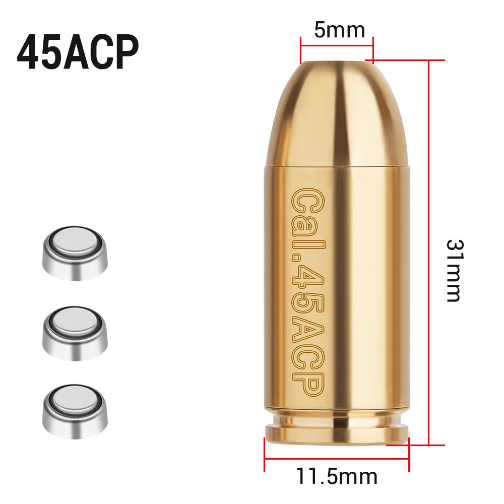 Red Dot Laser Brass Boresighter – Multi-Caliber Precision Zero Tool