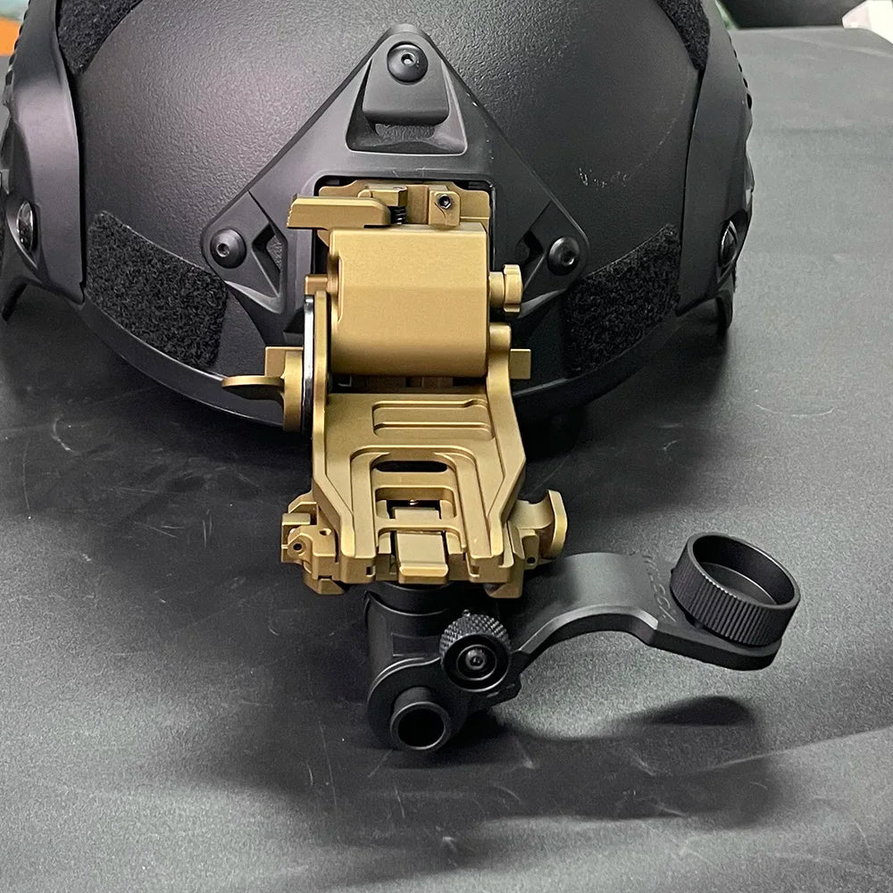 BattleGear™ – Low Profile NVG Helmet Mount – Flip-Up Dovetail Bracket