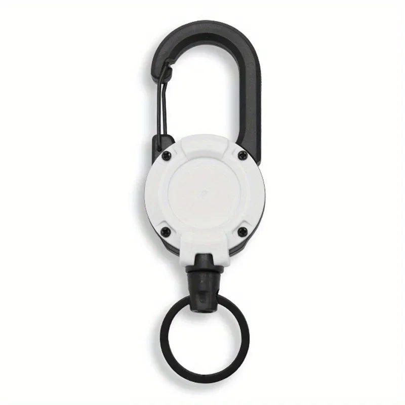 Ranger™ Retractable Carabiner Badge Reel — Heavy Duty Extendable Keychain Holder