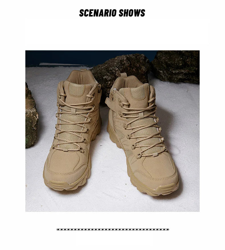 Ranger™ FieldReady Combat Boots – Tactical Hiking Shoes for Outdoor & Hunting