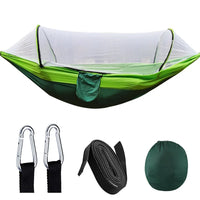 Thumbnail for Mosquito Net Camping Hammock – Parachute Nylon Hammock with Insect Protection