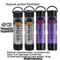 Thumbnail for FieldLux™ Pocket Mini Flashlight - Key Chain EDC Light with Magnetic Cap