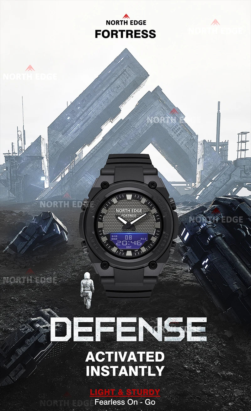 TacTime™ - Fortress Digital Field Watch - 50M Waterproof Outdoor Sports Timer
