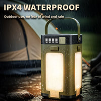 Thumbnail for FieldLux™ SolarFold Camping Lantern - Solar USB Tent Light + 2000mAh Power Bank