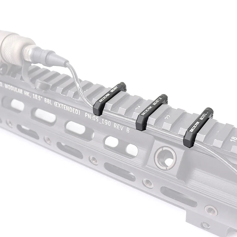 WireLock™ Rail Cable Guides – 3-Pack M-LOK/Picatinny Wire Management System