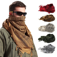 Thumbnail for BattleGear™ Tactical Plaid Shemagh Scarf - Lightweight Breathable Army Scarf for Men & Women