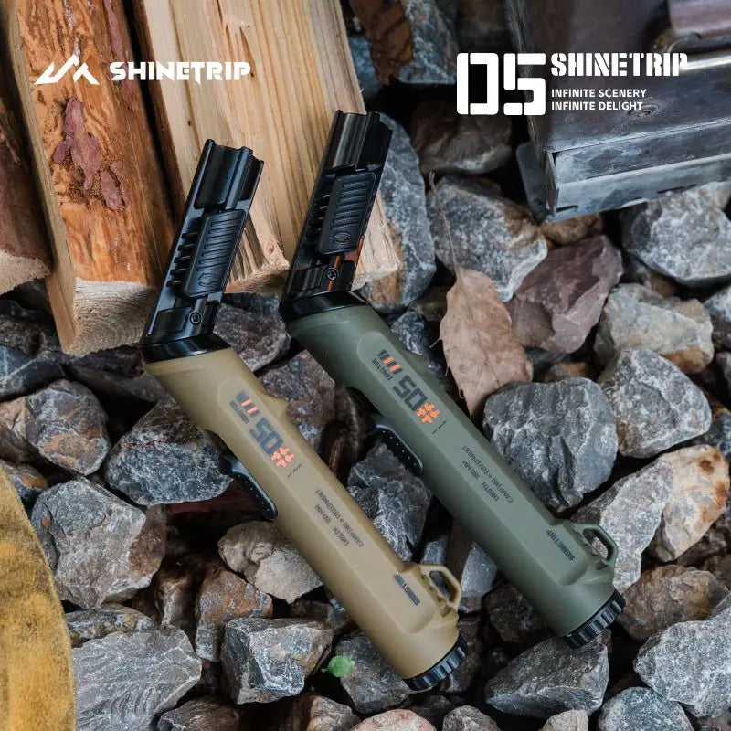 BattleGear™ Foldable Nozzle Torch Lighter - Windproof Outdoor Igniter in use