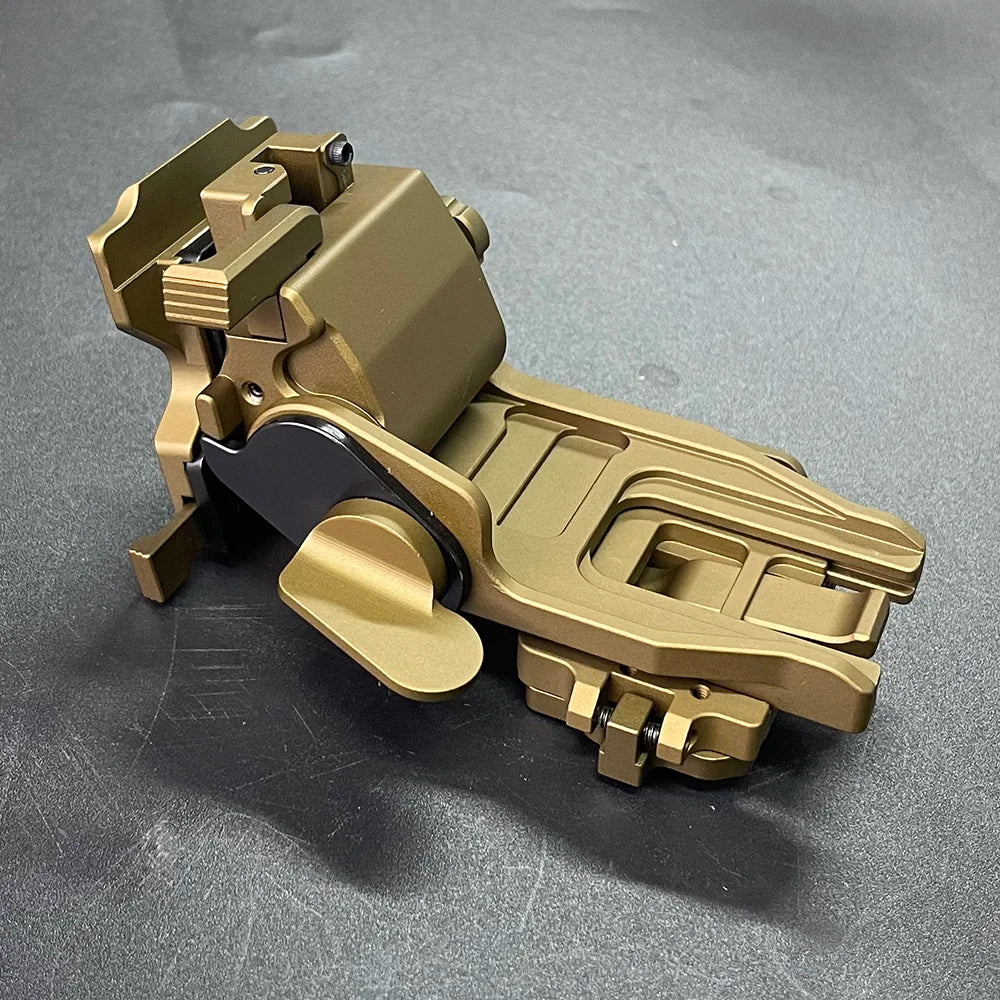 BattleGear™ – Low Profile NVG Helmet Mount – Flip-Up Dovetail Bracket