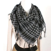 Thumbnail for BattleGear™ Tactical Plaid Shemagh Scarf - Lightweight Breathable Army Scarf for Men & Women