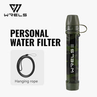 Thumbnail for AquaTrek™ Carbon Fiber Water Filter Straw - Portable Survival Purifier Set