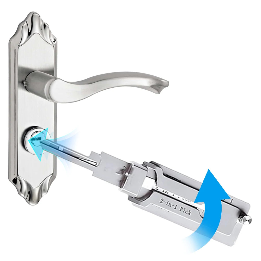 BattleGear SS001 Pro locksmith decoder tool stainless automotive service pick - view 2