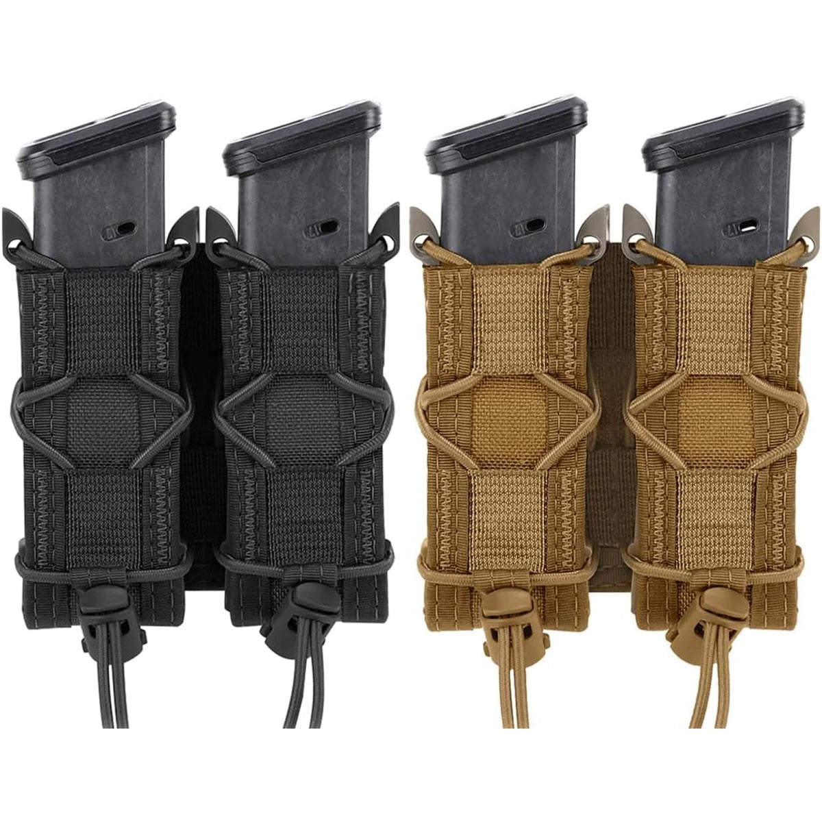 Tactical MOLLE Double Mag Pouch – Universal Magazine Pouch