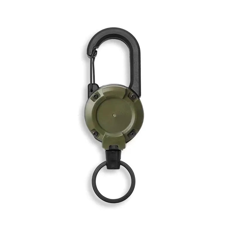 Ranger™ Retractable Key Reel - Heavy Duty Carabiner Badge Holder with Steel Wire