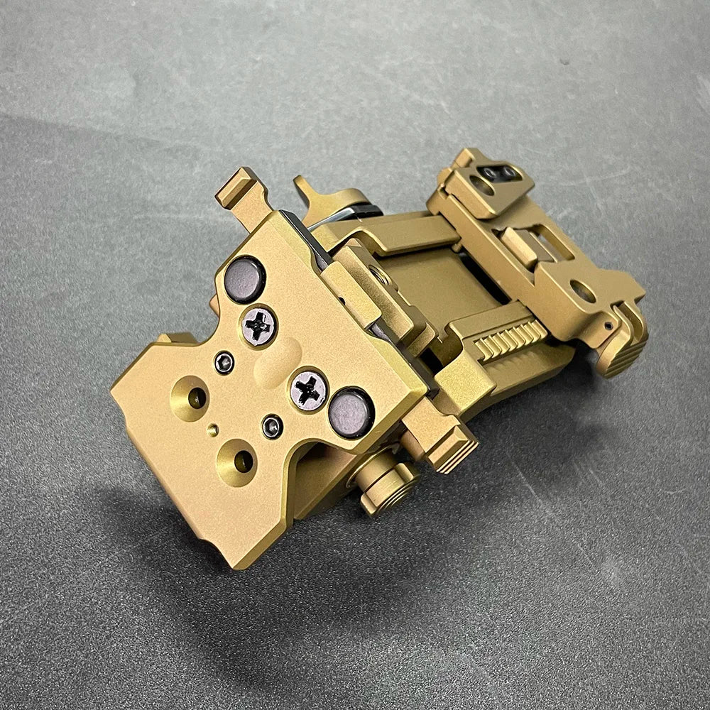 BattleGear™ – Low Profile NVG Helmet Mount – Flip-Up Dovetail Bracket