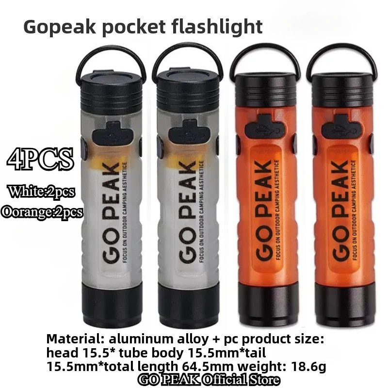 FieldLux™ Pocket Mini Flashlight - Key Chain EDC Light with Magnetic Cap