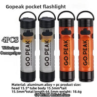 Thumbnail for FieldLux™ Pocket Mini Flashlight - Key Chain EDC Light with Magnetic Cap