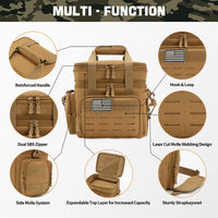 Thumbnail for Tactical 18L Expandable Insulated Lunch Cooler Bag – MOLLE Ready