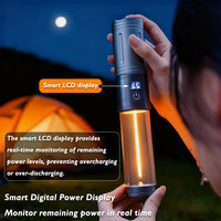 Thumbnail for FieldLux™ Telescopic Camp Lantern - 8000mAh Power Bank & Tripod Light