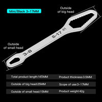 Thumbnail for BattleGear™ Universal Double-Headed Self-Tightening Wrench Set - Tactical Adjustable Wrench
