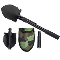 Thumbnail for Tactical Folding Shovel – Military Entrenching Tool with Pouch