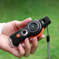 Thumbnail for BreakPoint™ 7-In-1 Survival Whistle - Emergency Multi-Function Safety Whistle for Hiking Camping
