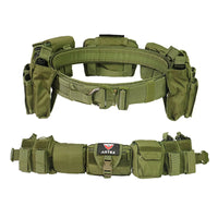 Thumbnail for BattleGear™ Tactical Duty Belt Set - MOLLE System with Accessories Pouches
