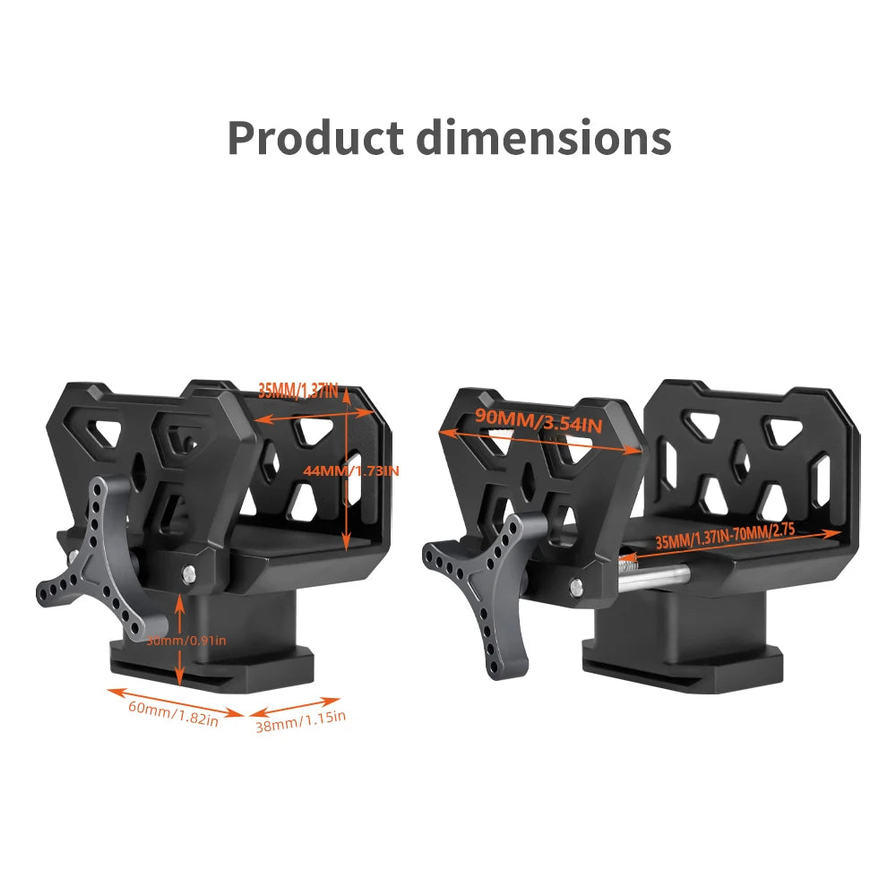 BattleGear™ – Premium Rifle Saddle Clip Adapter – Arca Swiss QR Board for Hunting & Shooting