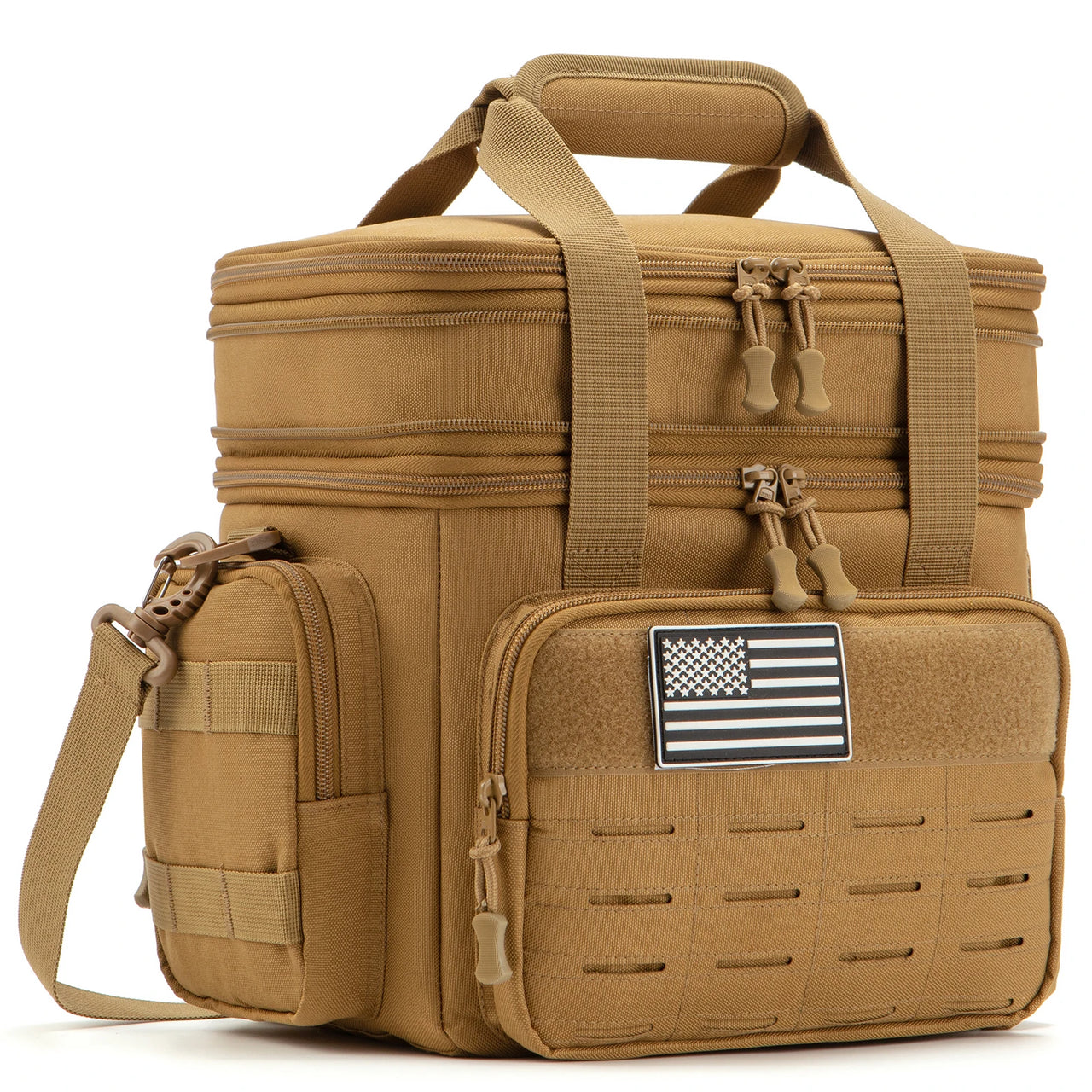 Tactical 18L Expandable Insulated Lunch Cooler Bag – MOLLE Ready