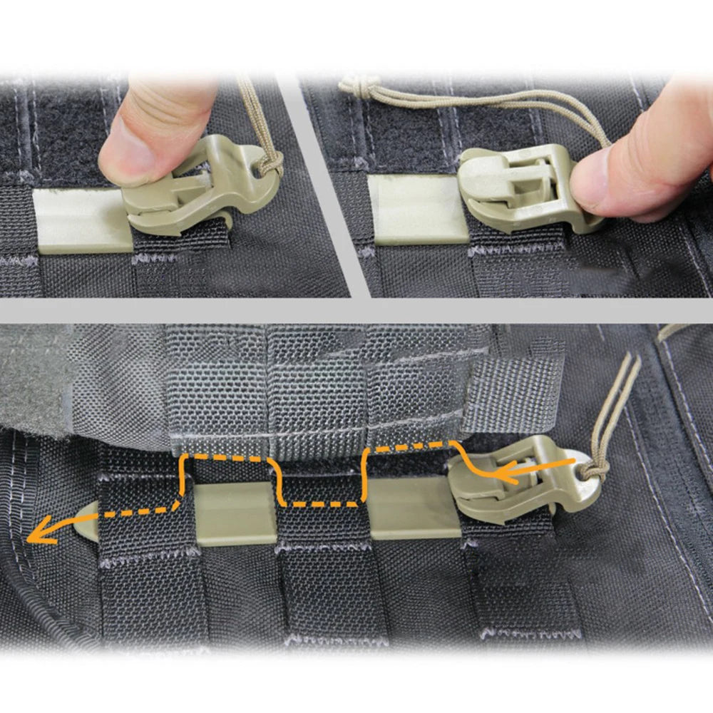 BattleGear™ MOLLE Quick Release Clip - Tactical PALS Fastener